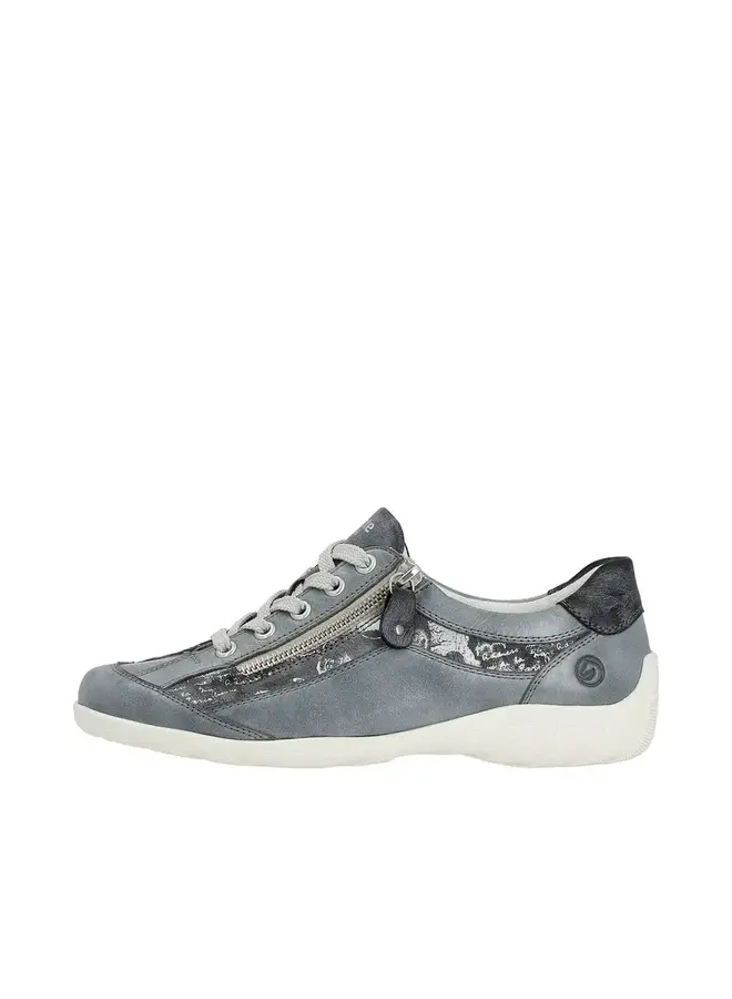 R3412-14 LACE ZIPPER SNEAKER (LIV)