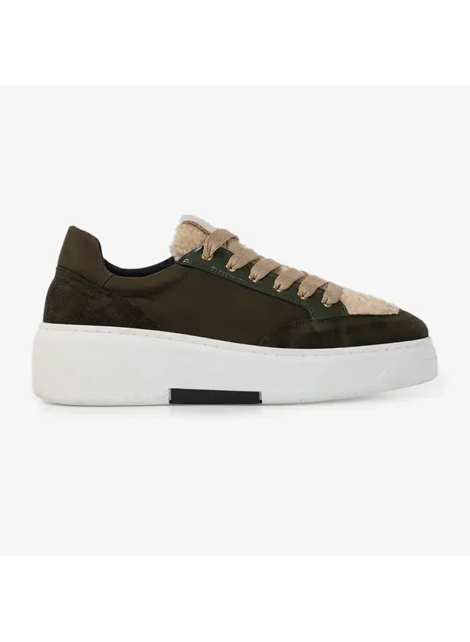 VIOLA - FUR TRIM SNEAKER