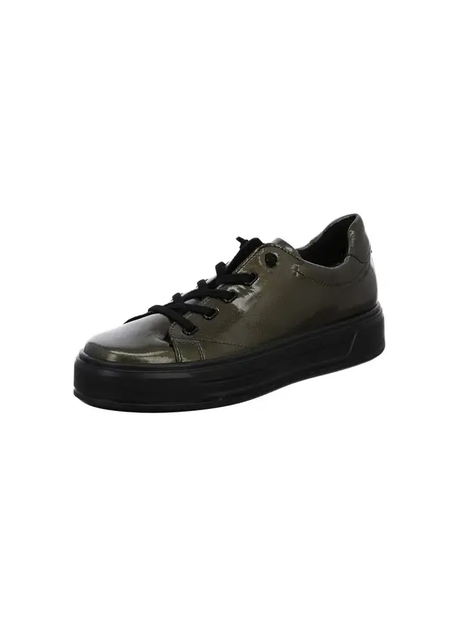 12-23042-06 CRYSTAL SNEAKER WITH ZIPPER