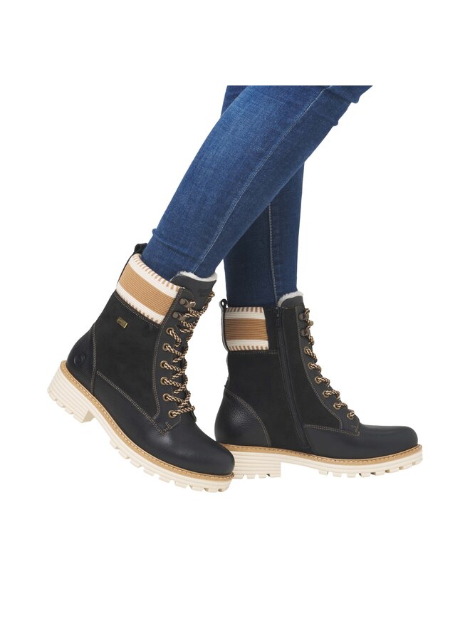 D0W77-03 LACE UP LAMB WOOL LINING BOOT