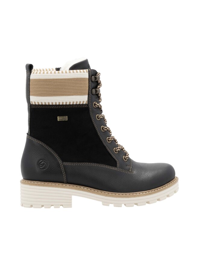 D0W77-03 LACE UP LAMB WOOL LINING BOOT