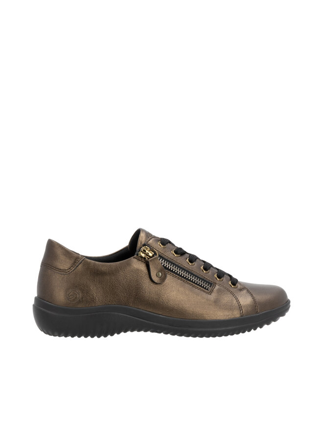 D1E03-25 SIDE ZIP LACE DRESS SHOE (LOUANN)