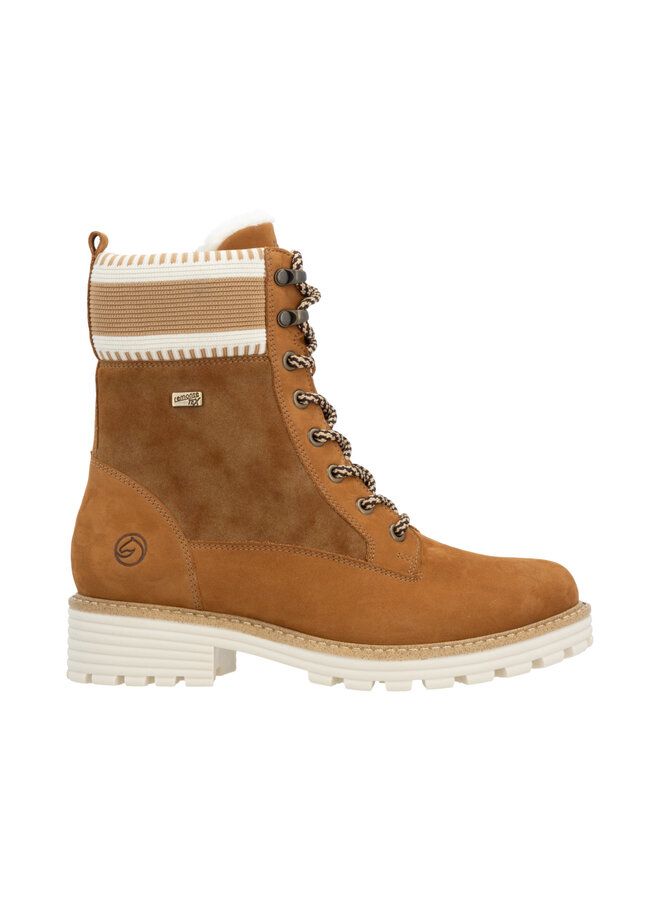 D0W77-22 LACE UP/ZIP LAMB WOOL LINING BOOT (ANIKA)