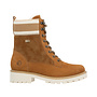 D0W77-22 LACE UP/ZIP LAMB WOOL LINING BOOT (ANIKA)