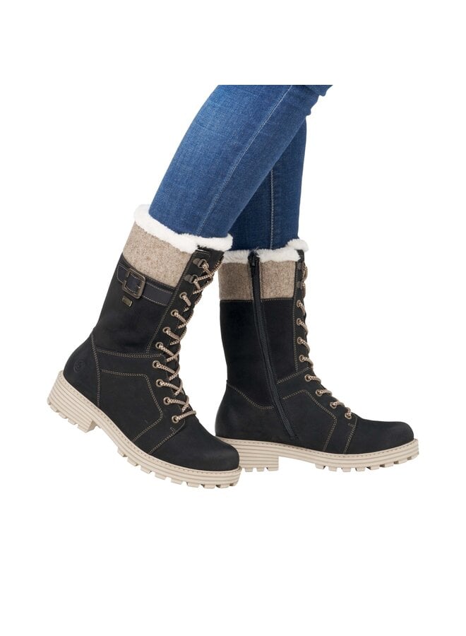 D0W72-03 LACE ZIP BOOT (ANIKA)