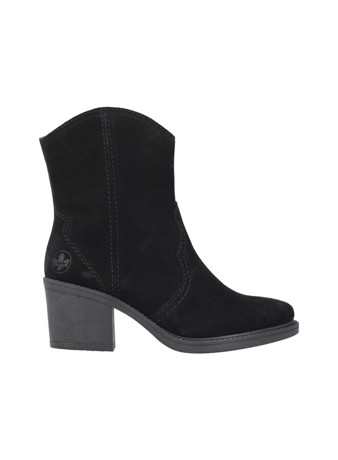 Y1251-00 HEELED ANKLE BOOT ZIPPER (INES)