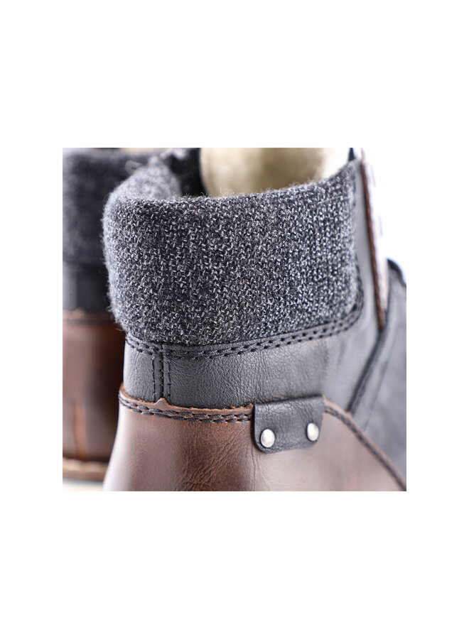 38434-00 LACE ZIP BOOT LAMBSWOOL TEX (RONNY)