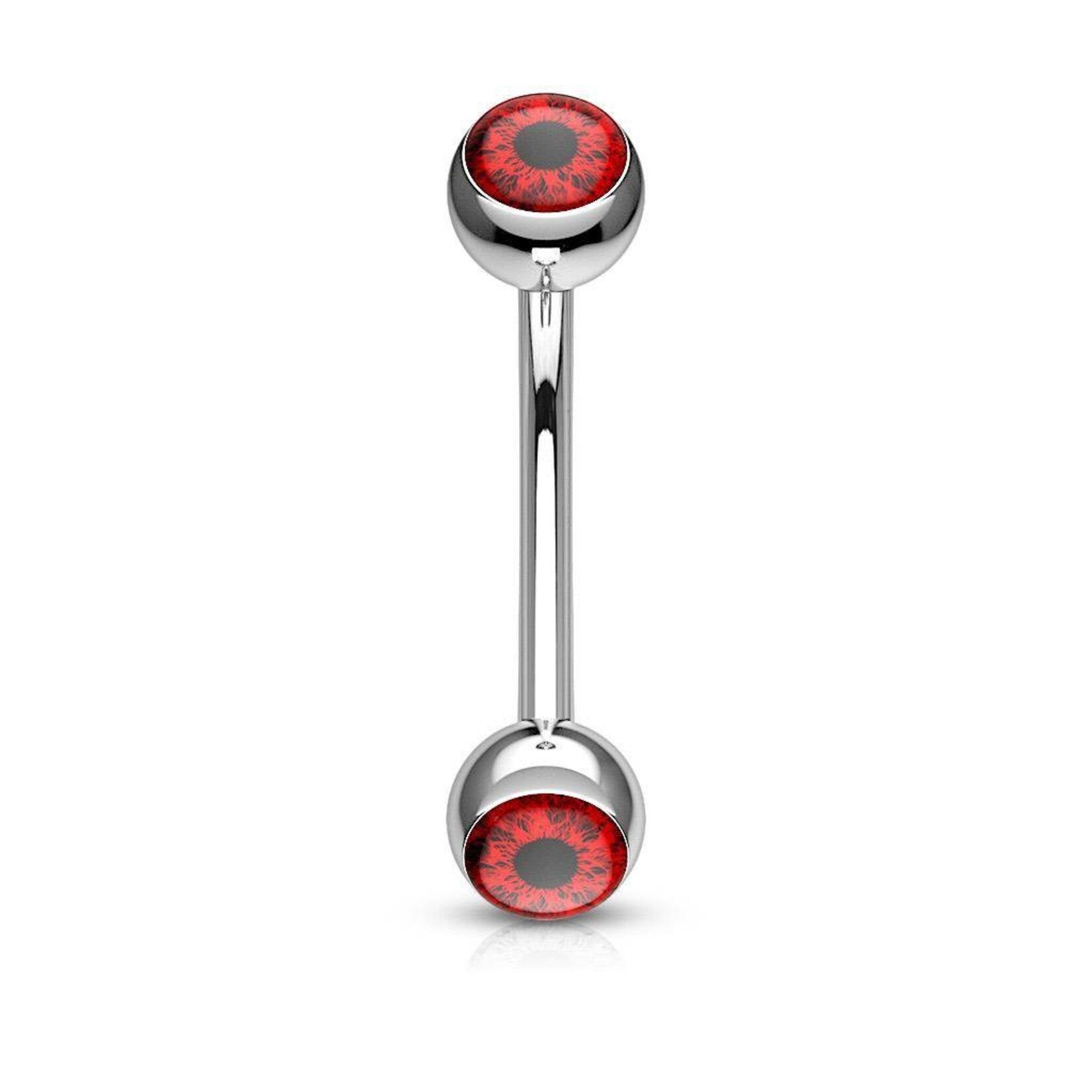 Hollywood Body Jewelry Eyeball Bent Barbell