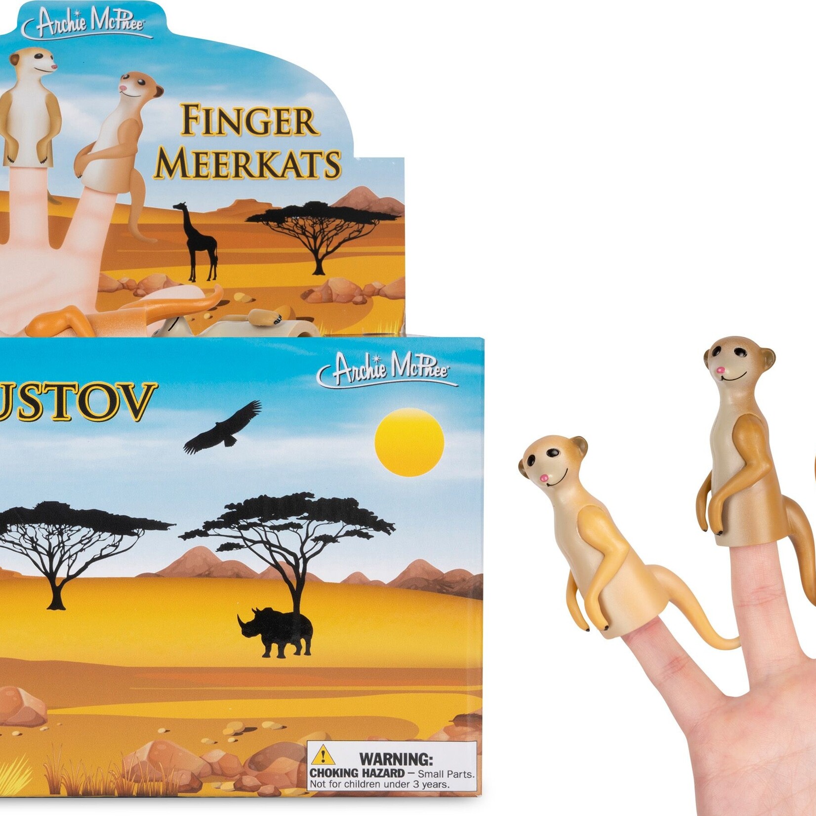 Accoutrements/Archie McPhee 12977 Finger Meerkats