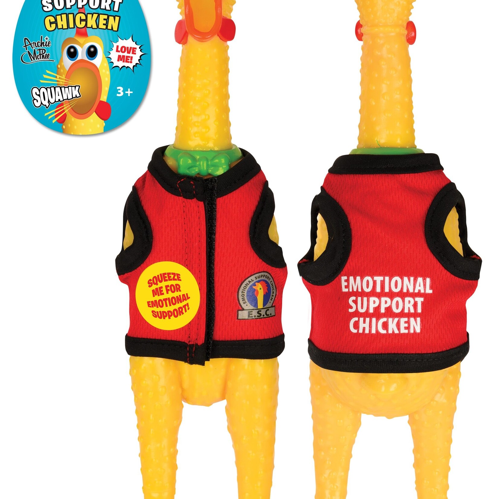 Accoutrements/Archie McPhee 12943 Emotional Support Chicken