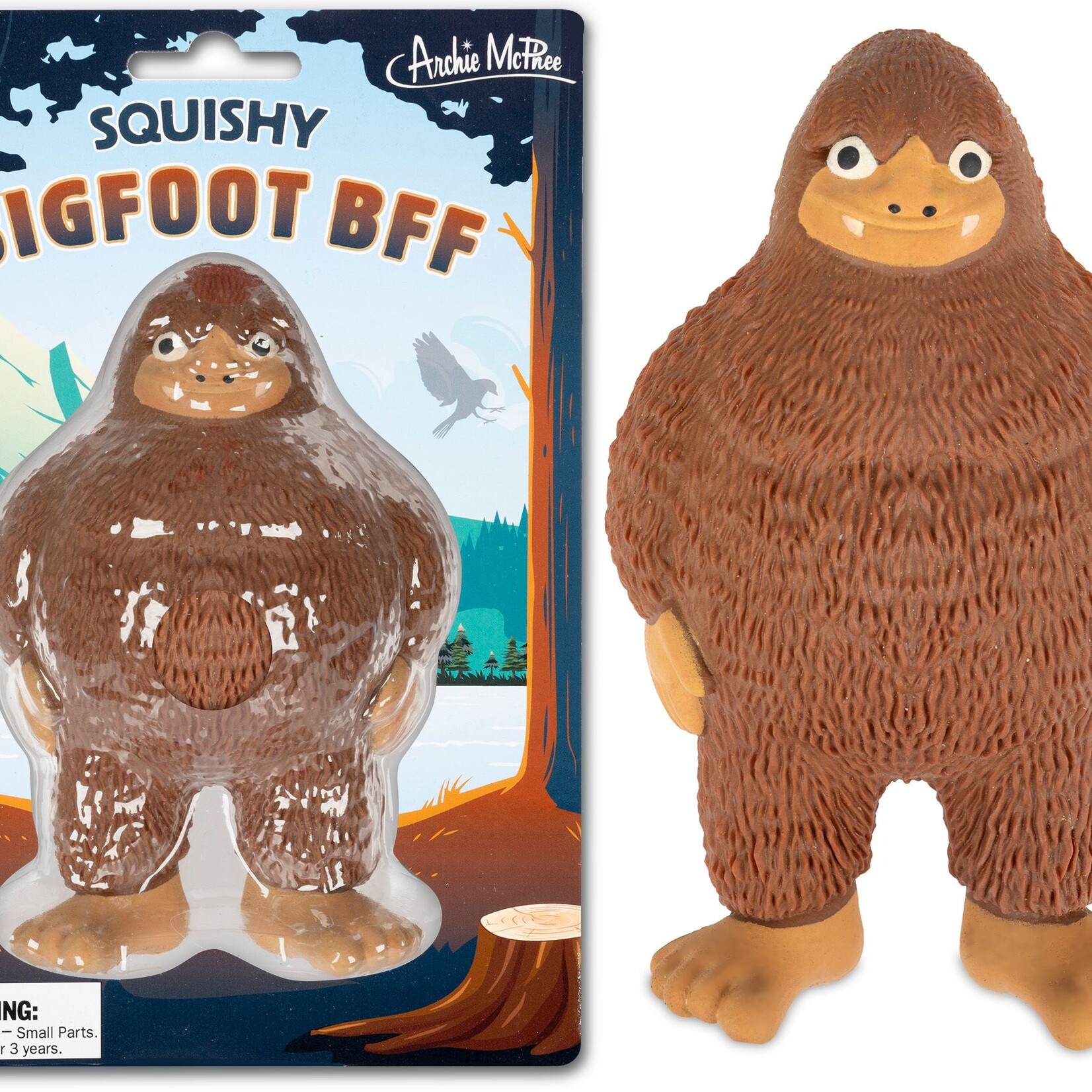 Accoutrements/Archie McPhee 13023 Squishy Bigfoot BFF