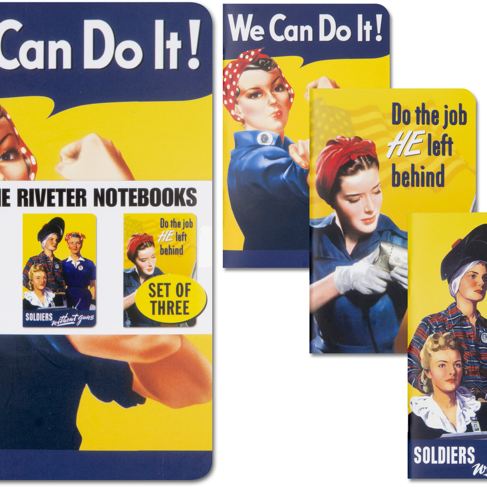 Accoutrements/Archie McPhee 12858 Rose the Riveter Notebooks
