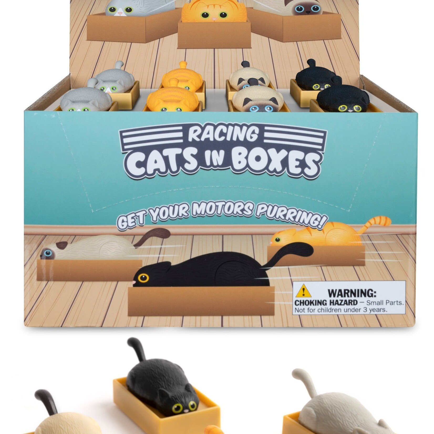 Accoutrements/Archie McPhee 12998 Racing Cats In Boxes