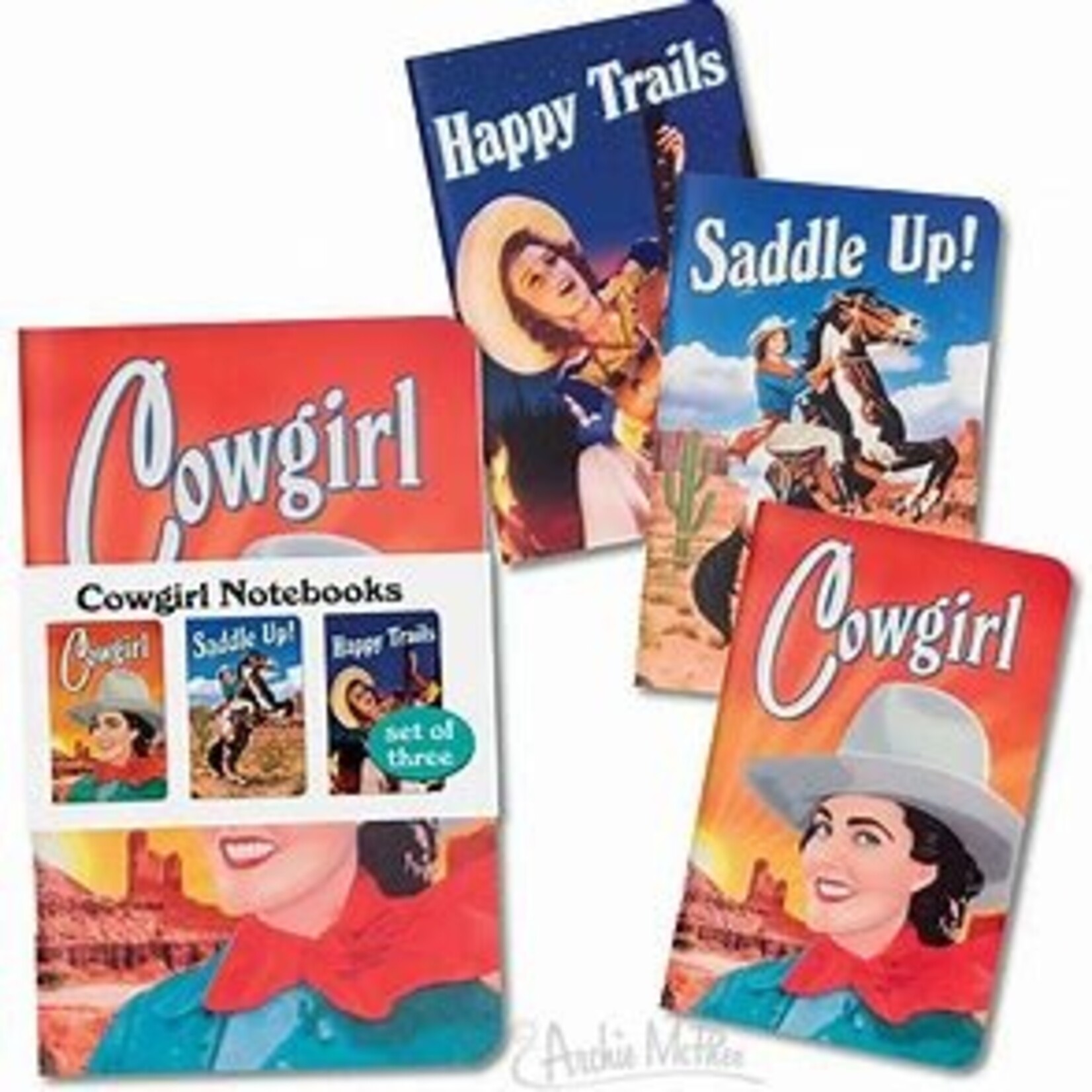 Accoutrements/Archie McPhee 12614 Cowgirl Notebooks