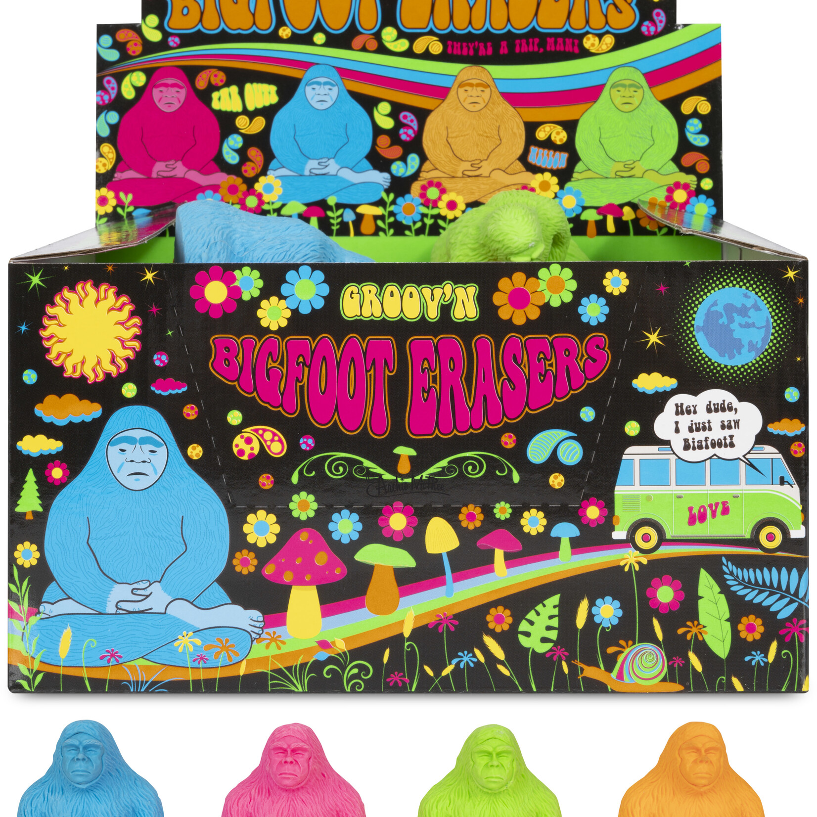 Accoutrements/Archie McPhee Groov'n Bigfoot Erasers