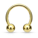 Hollywood Body Jewelry Gold  Horseshoe