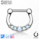 Hollywood Body Jewelry 5 Opals Clicker