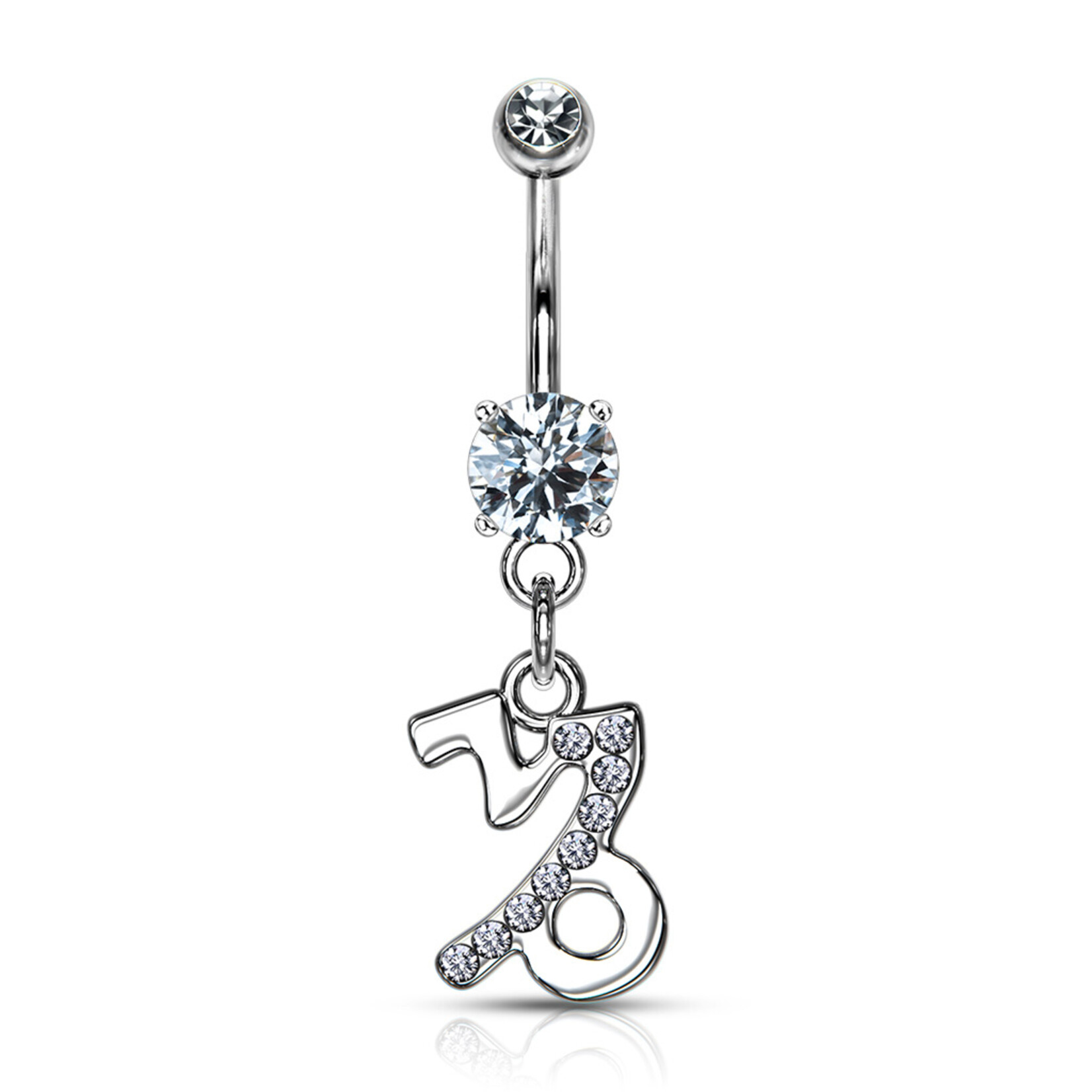 Hollywood Body Jewelry Zodiac Signs Navel Navel Dangle