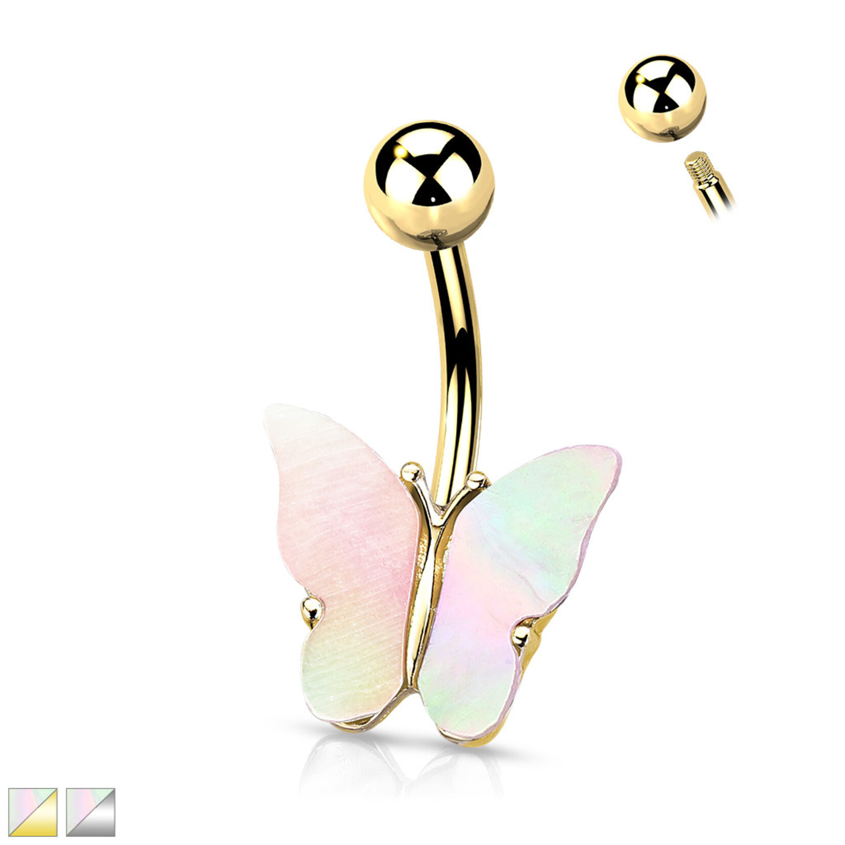 Body Jewelry Butterfly Navel Ring