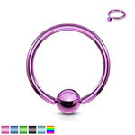 Body Jewelry Captive Bead Ring 14Ga 7/16