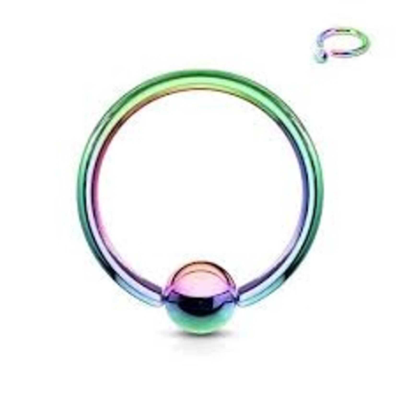 Body Jewelry Captive Bead Ring 14Ga 3/8