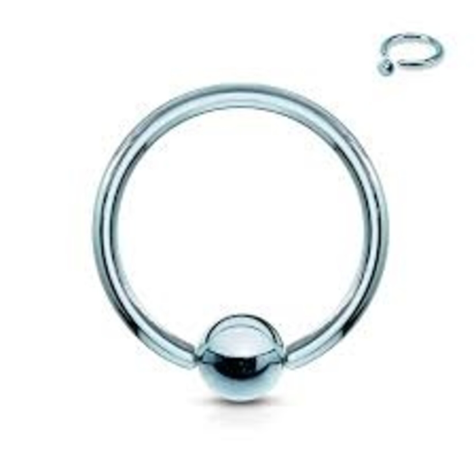 Body Jewelry Captive Bead Ring 14Ga 3/8