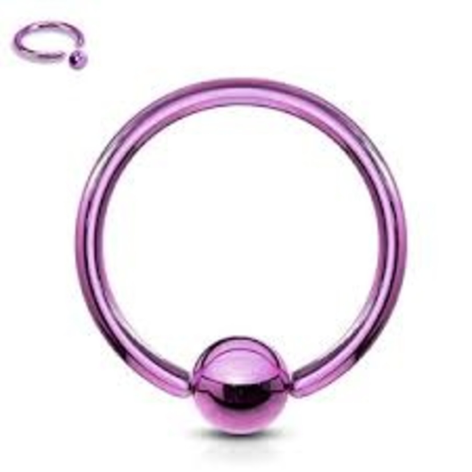 Hollywood Body Jewelry Captive Bead Ring 16Ga 5/16
