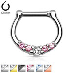 Hollywood Body Jewelry Five Gem Clicker