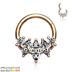 Hollywood Body Jewelry 5 Marquise Clicker