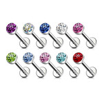 Hollywood Body Jewelry Ferido Gem Labret