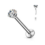 Body Jewelry Round Gem Labret