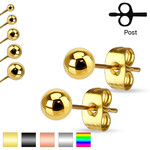 Body Jewelry Ball Stud Earrings