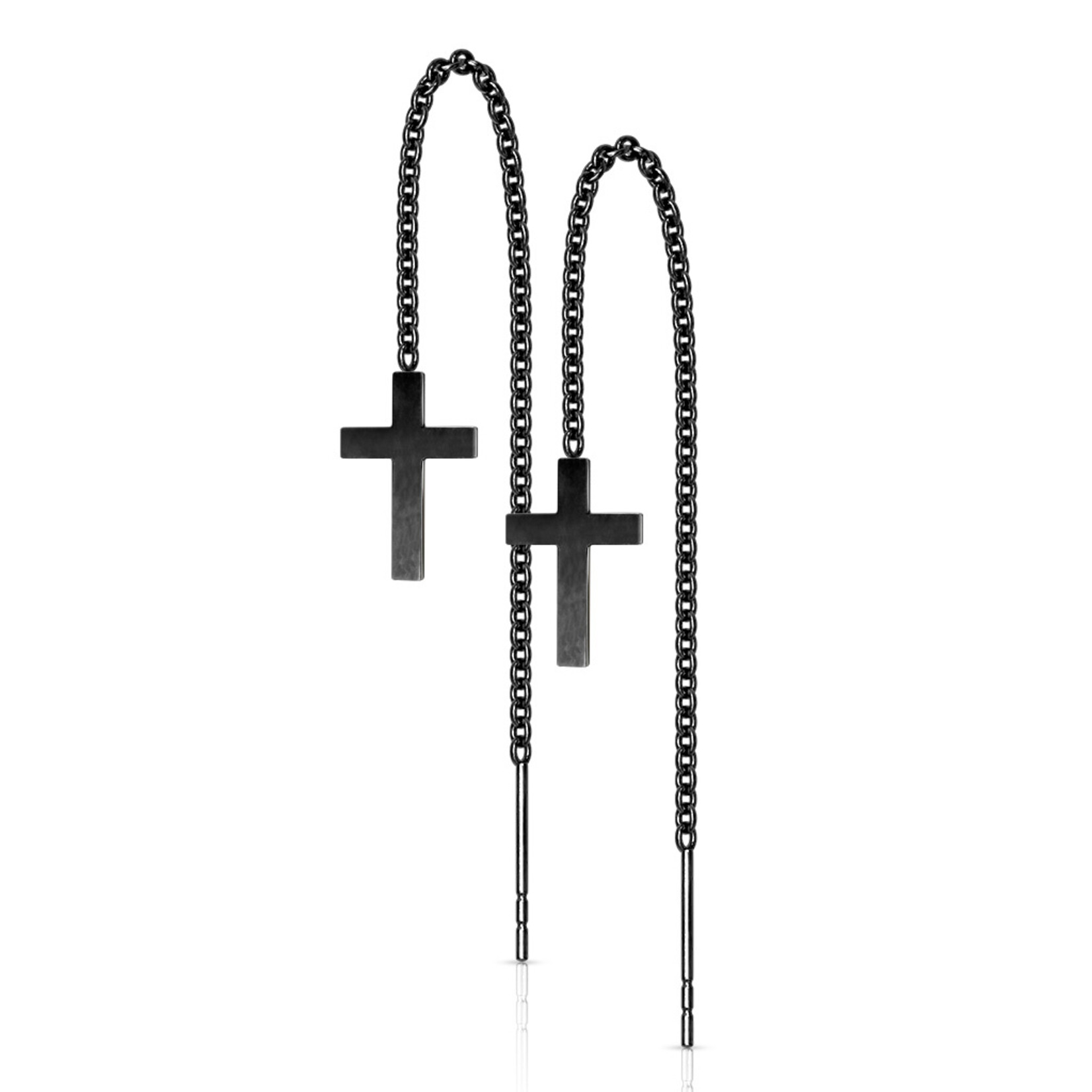 Body Jewelry Chain Cross Earrings