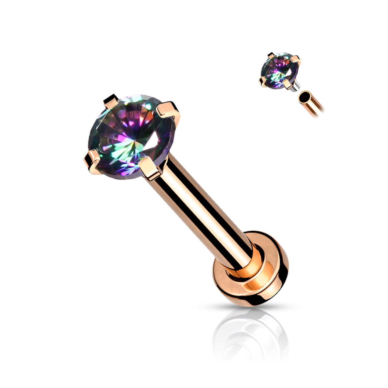 Hollywood Body Jewelry Gem Labret