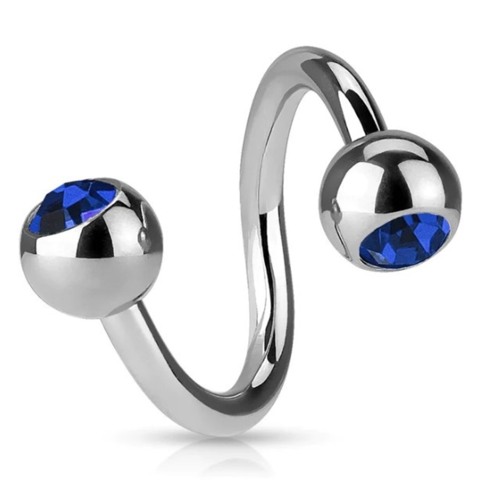 Hollywood Body Jewelry Press Fit Gem Twister