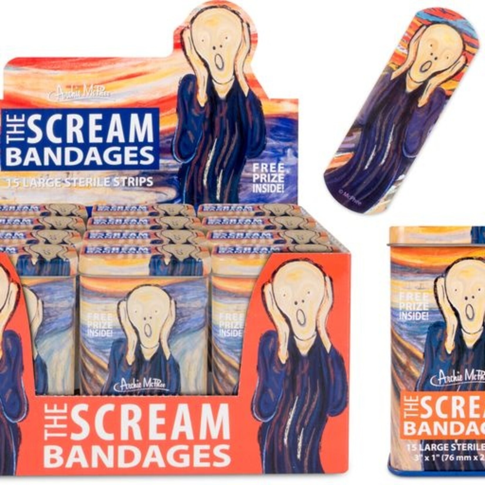 Novelty Scream Bandages