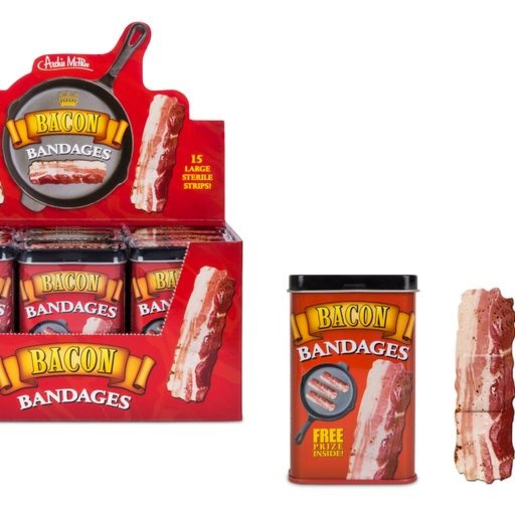 Novelty Bacon Strips Bandages