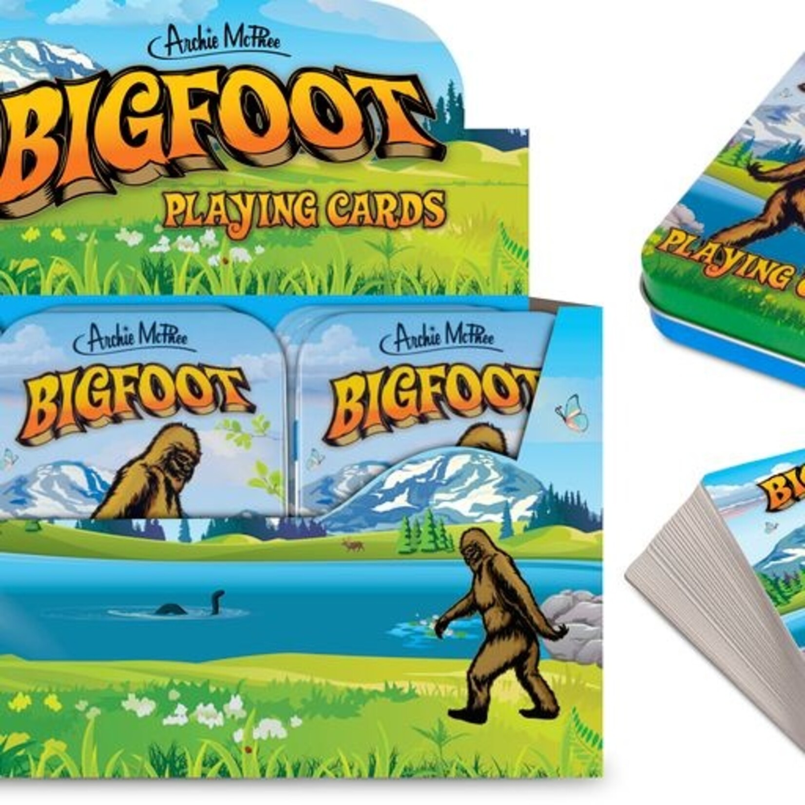 Novelty Bigfoot playing Cards