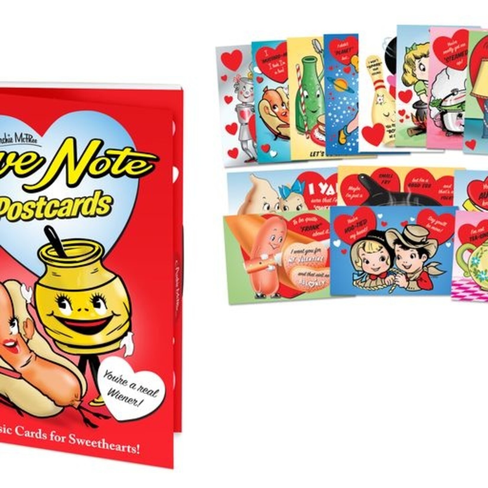 Novelty 12531 Love Note Postcard Book