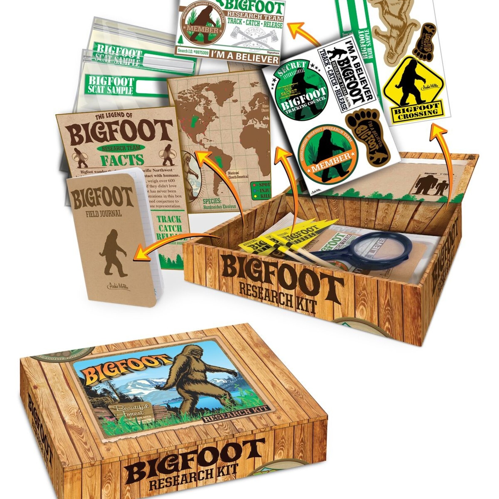 Novelty Bigfoot Research Kit