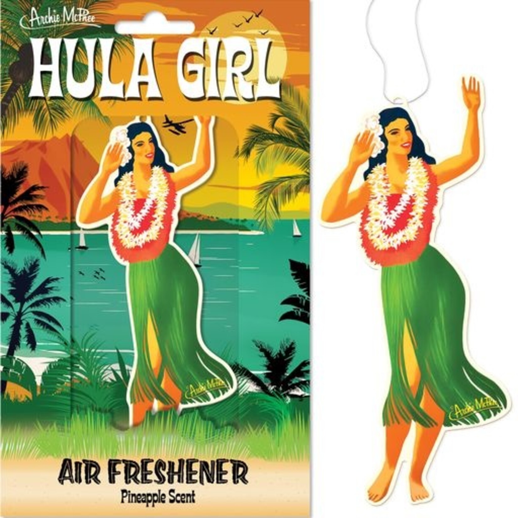 Novelty Air Freshner Hula Girl