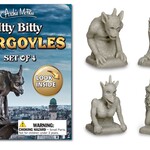 Accoutrements/Archie McPhee 12987 Itty Bitty Gargoyles 4ct