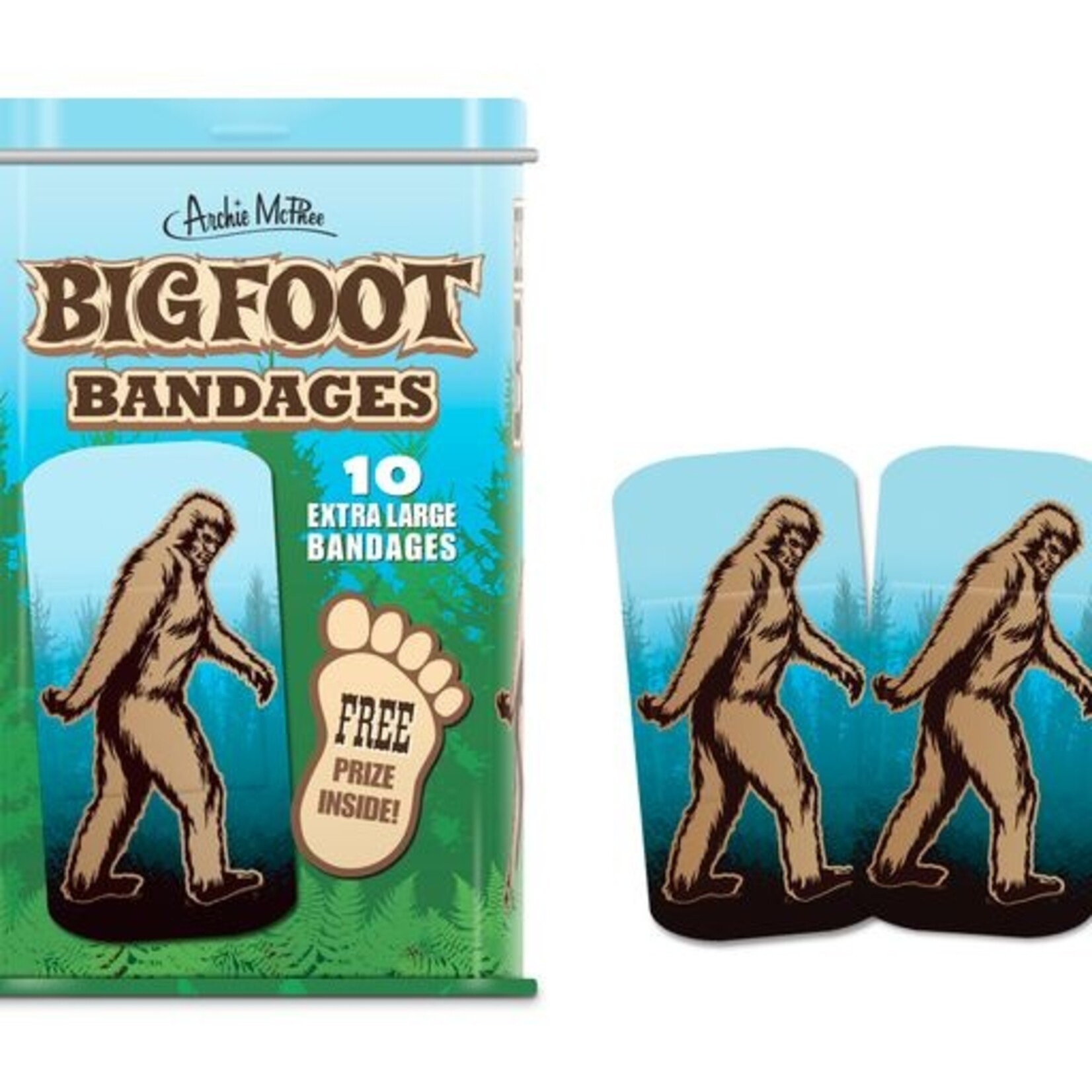 Novelty Bigfoot Bandages