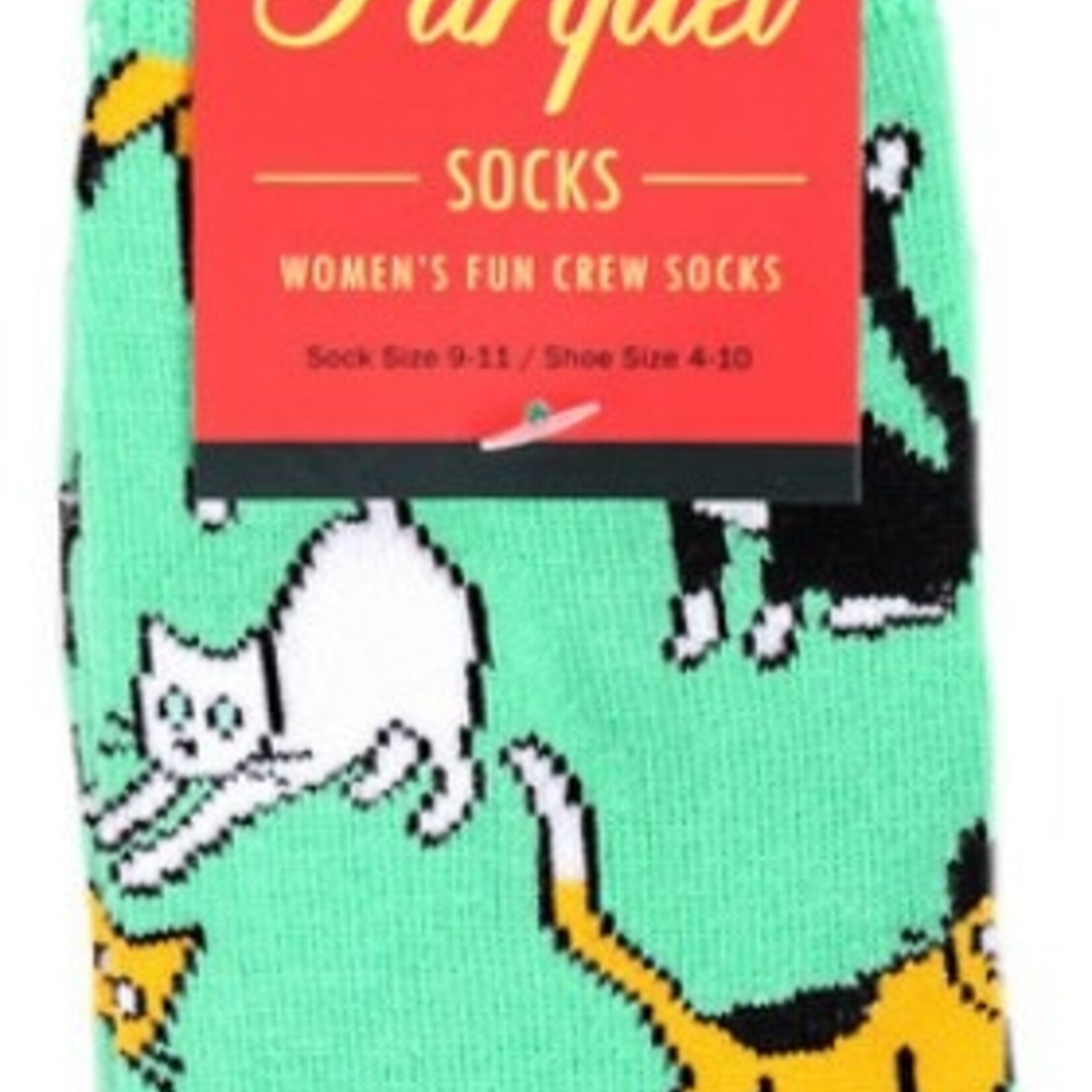 Selini Women's Playful Cats Novelty Socks