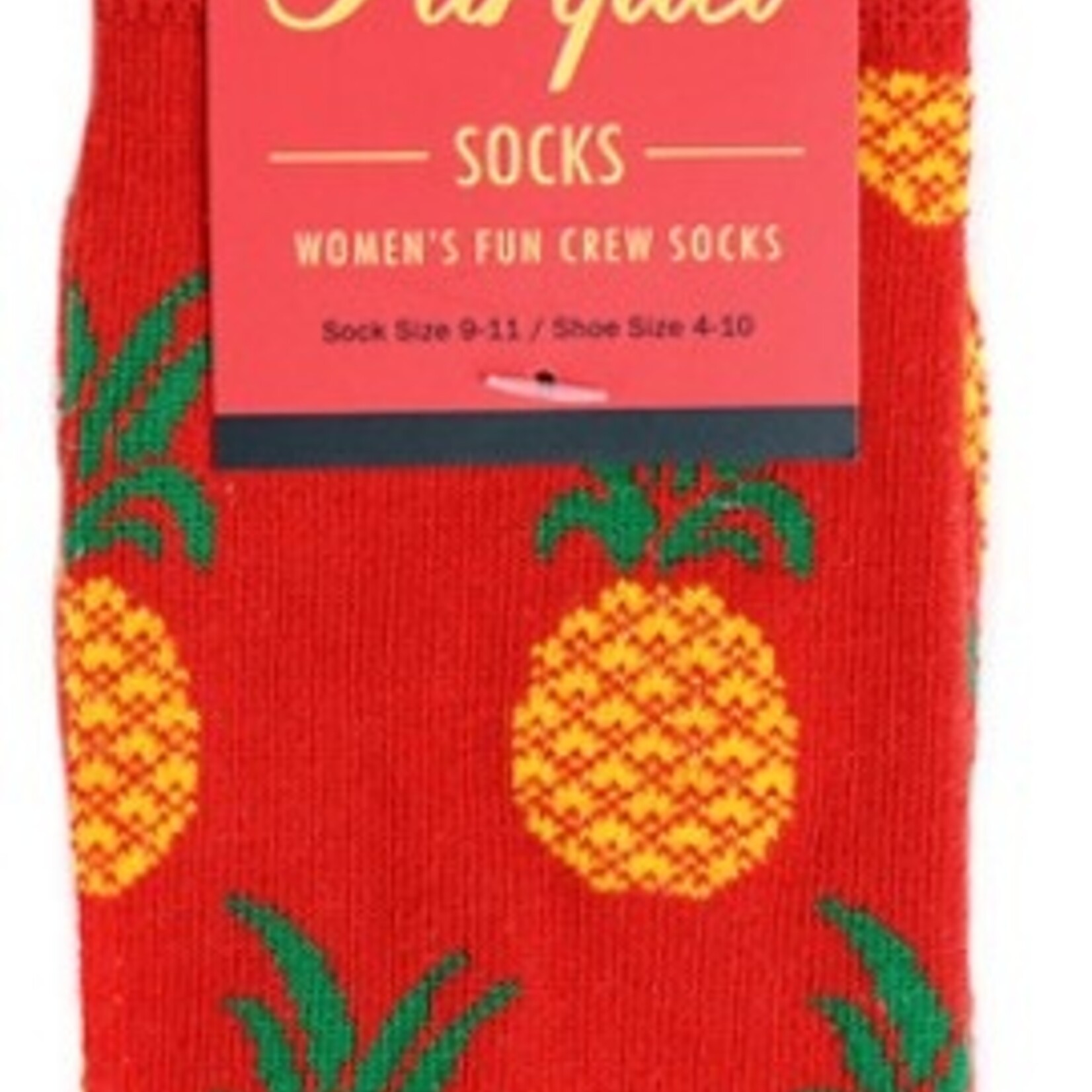 Selini Women's Pineapple Novelty Socks