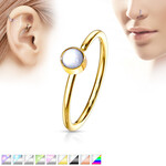 Body Jewelry Illuminating Stone Bendable Hoops