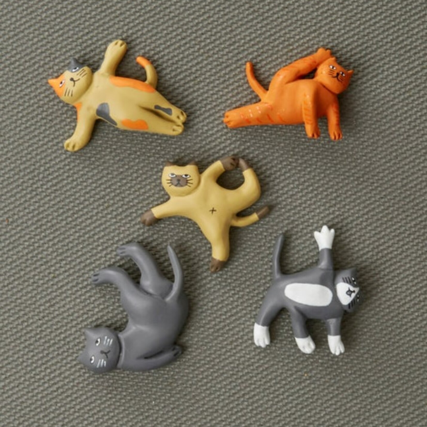 Kikkerkand Cat Yoga Magnets
