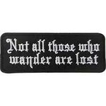 C&D Visionary Inc. Not All Those Who Wander Are Lost Patch