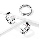 Hollywood Body Jewelry Opal Stripe Sliver Ring
