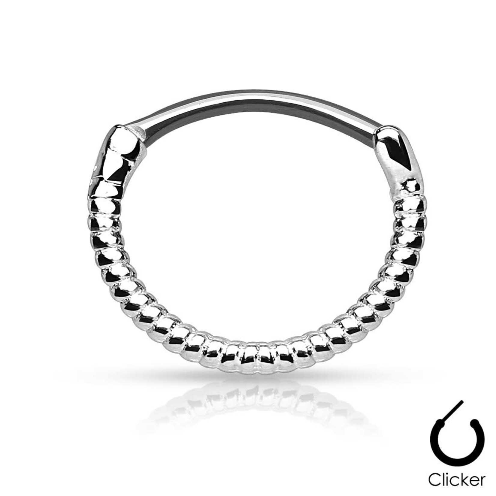 Hollywood Body Jewelry Twisted Rope Septum Clicker